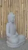  Product image 6 of the product “Seated Buddha made of Riverstone in Dhyana position - gesture of meditation, 63cm height, natural ”